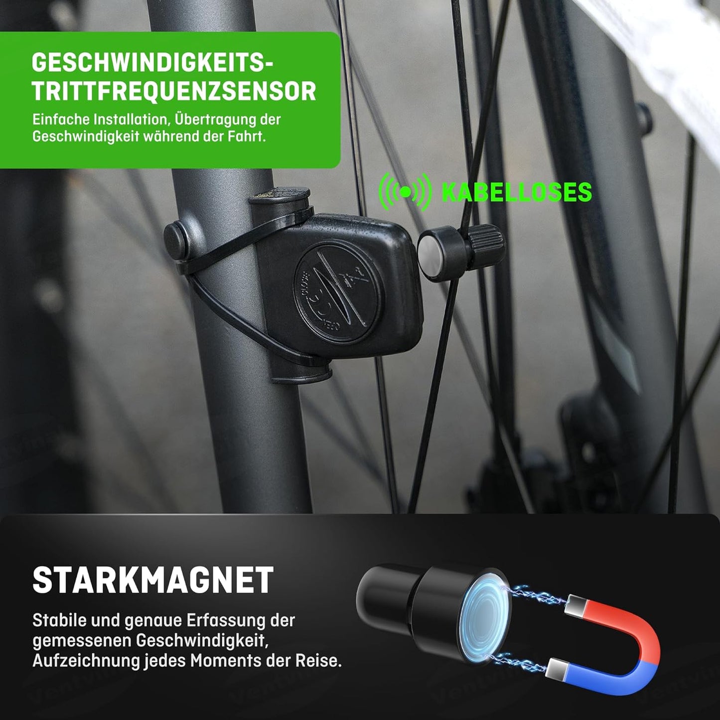 Fahrradcomputer Kabellos,Multifunktional Fur Wasserdicht Fahrradtacho Kabellos,Cycle Mode,Hintergrundbeleuchtung,Automatische Speicherung,Fahrrad Tacho Kinder,Hochauflösender Bildschirm